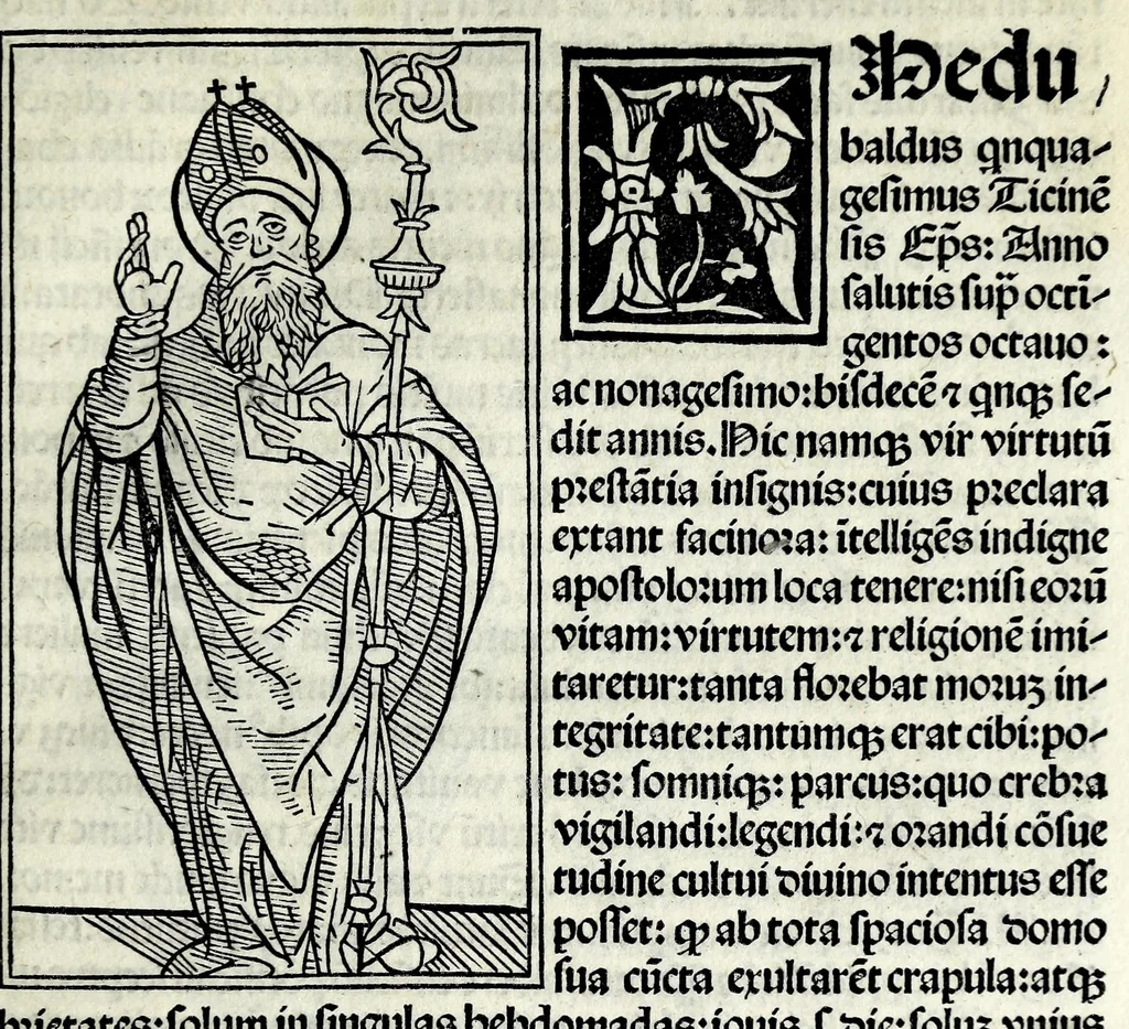 An illustration from Jacobi Gualle jureconsulti Papie sanctuarium, 1505, leaf 37