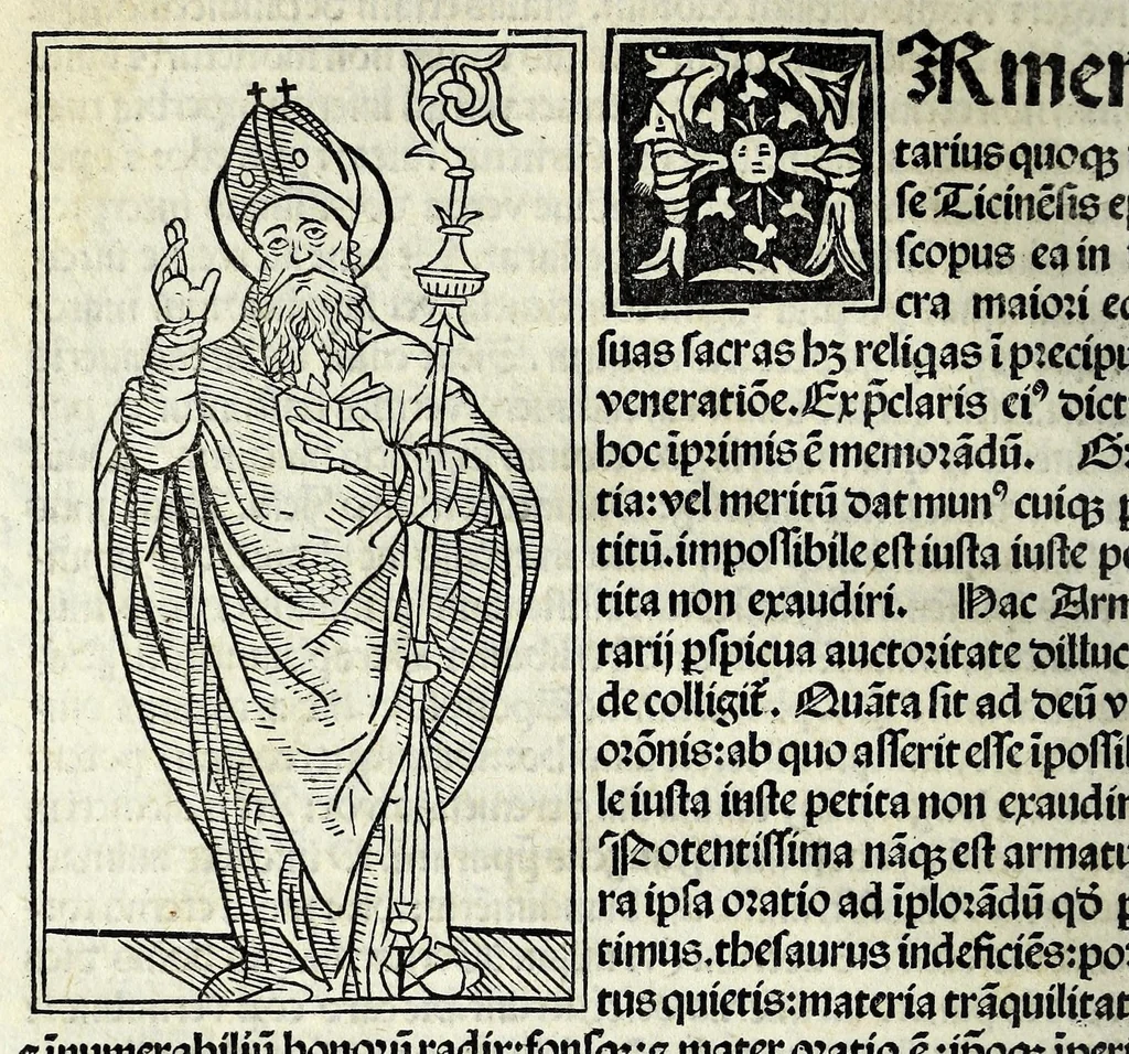An illustration from Jacobi Gualle jureconsulti Papie sanctuarium, 1505, leaf 44