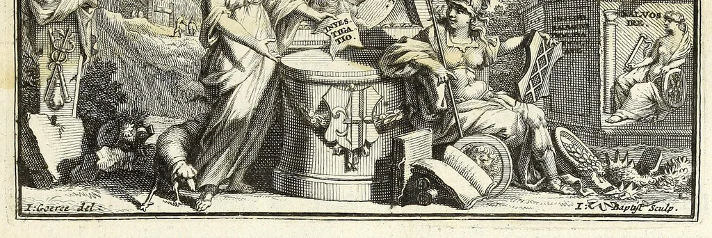 An illustration from Jacobi Tollii epistolae itinerariae : ex auctoris schedis postumis recensitae, suppletae, digestae : annotationibus, observationibus & figuris adornatae, 1700, leaf 11