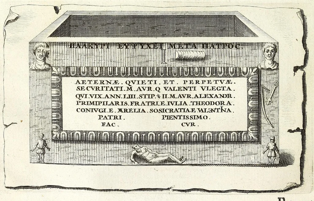 An illustration from Jacobi Tollii epistolae itinerariae : ex auctoris schedis postumis recensitae, suppletae, digestae : annotationibus, observationibus & figuris adornatae, 1700, leaf 300