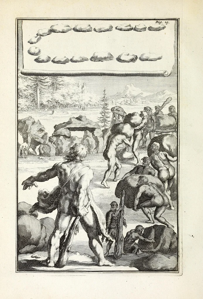 An illustration from Jacobi Tollii epistolae itinerariae : ex auctoris schedis postumis recensitae, suppletae, digestae : annotationibus, observationibus & figuris adornatae, 1700, leaf 44