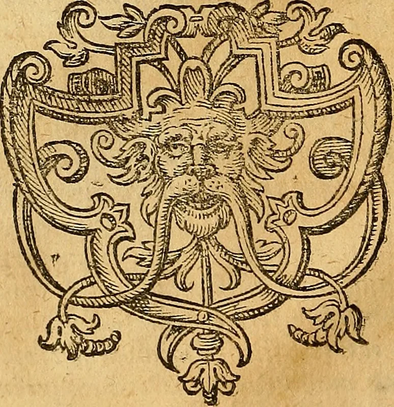 An illustration from Jacobi Zabarellæ Patavini de rebus naturalibus libri XXX : quibus quæstiones, quæ ab Aristotelis interpretibus hodie tractati solent, accurate discutiuntur. Cum triplici indices uno librorum, altero capitum omnium librorum, tertio rerum omnium notatu dignarum, quæ toto volumine continentur, 1597, leaf 7