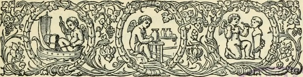 An illustration from Some notes on books and printing; a guide for authors, publishers, & others, 1902, leaf 16