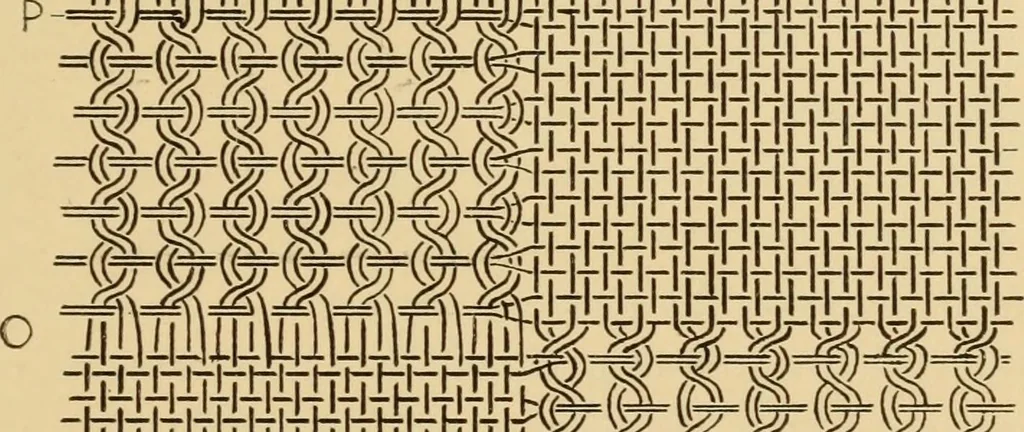 An illustration from Jacquard mechanism and harness mounting, 1912, leaf 202