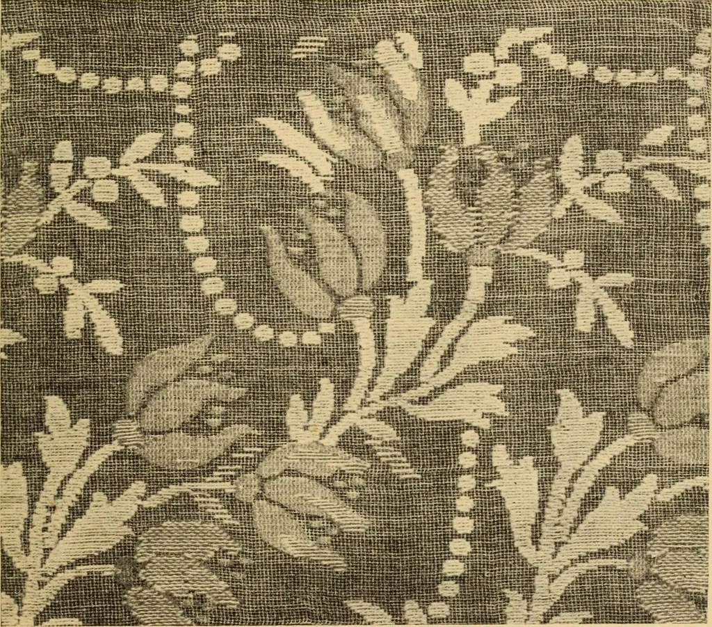 An illustration from Jacquard mechanism and harness mounting, 1912, leaf 216