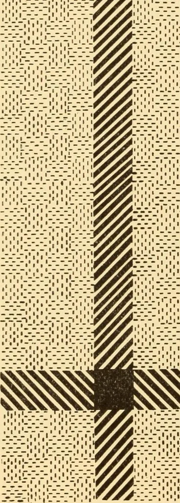 An illustration from Jacquard mechanism and harness mounting, 1912, leaf 231