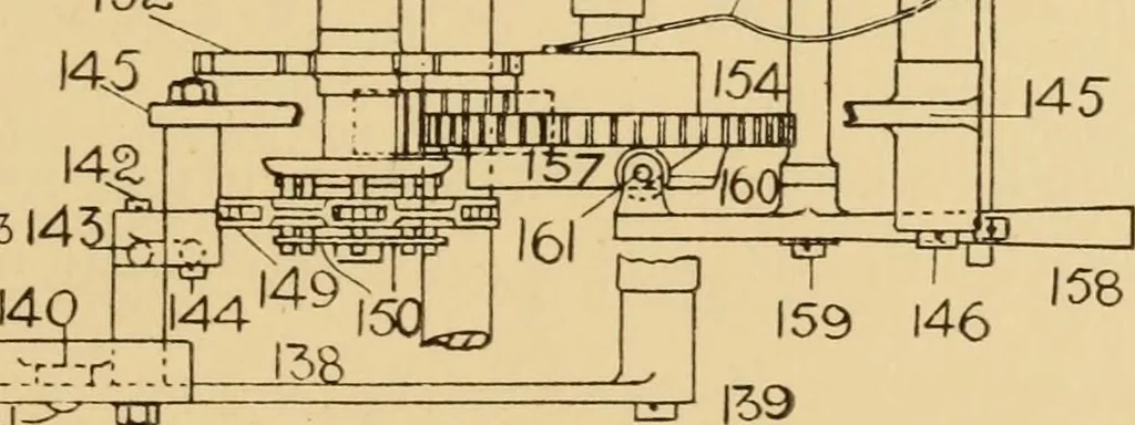 An illustration from Jacquard mechanism and harness mounting, 1912, leaf 248