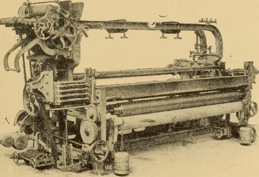 An illustration from Jacquard mechanism and harness mounting, 1912, leaf 362
