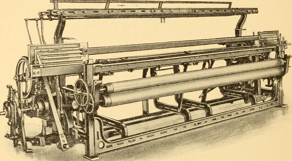 An illustration from Jacquard mechanism and harness mounting, 1912, leaf 369