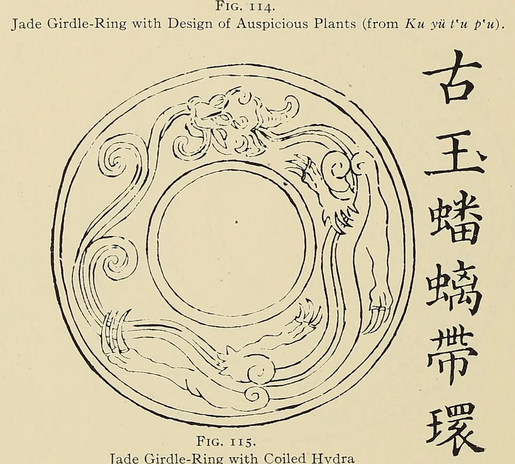 An illustration from Jade : a study in Chinese archaeology and religion, 1912, leaf 318