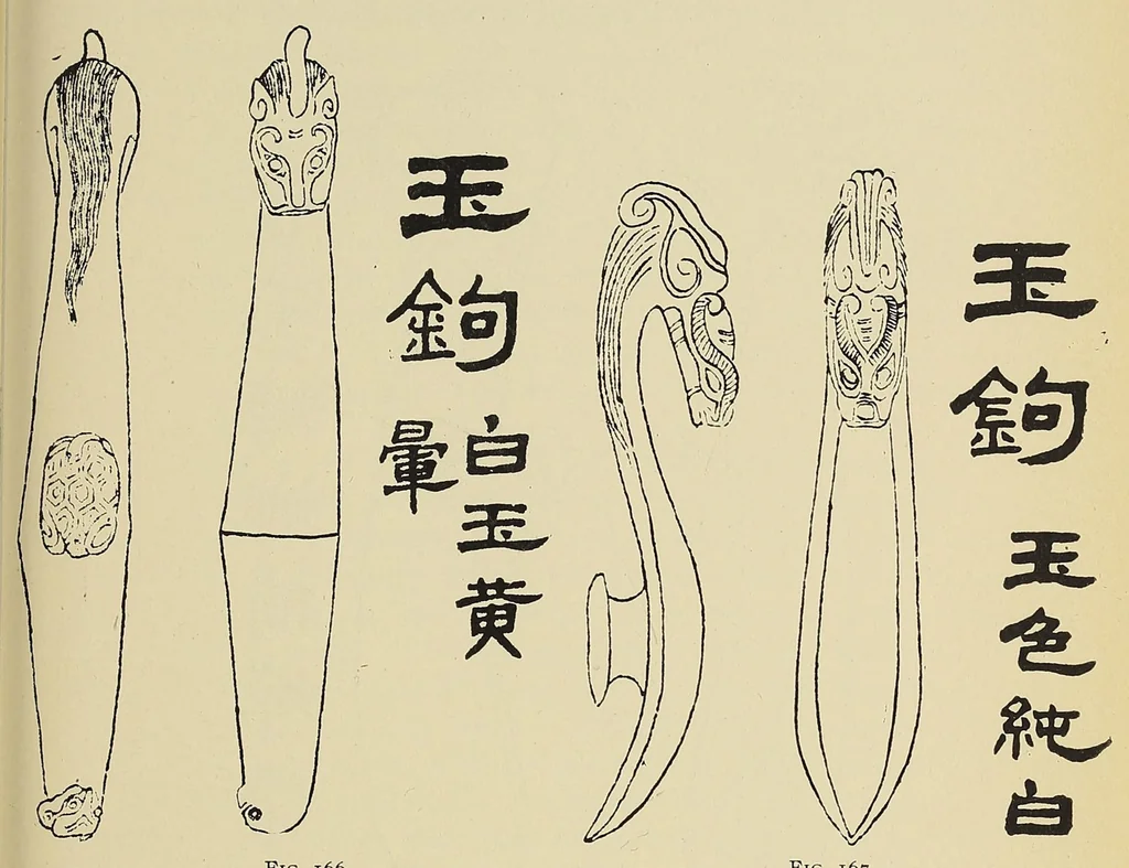 An illustration from Jade : a study in Chinese archaeology and religion, 1912, leaf 387