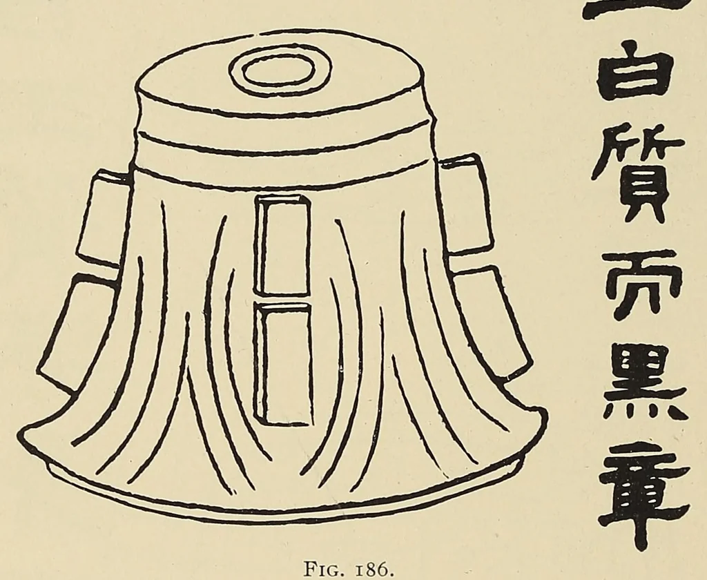 An illustration from Jade : a study in Chinese archaeology and religion, 1912, leaf 410
