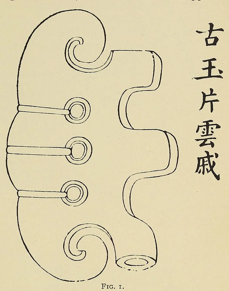 An illustration from Jade : a study in Chinese archaeology and religion, 1912, leaf 93