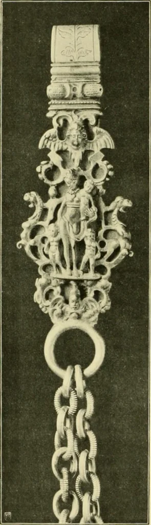 An illustration from Jahrbuch der hamburgischen Wissenschaftlichen Anstalten, 1883, leaf 281