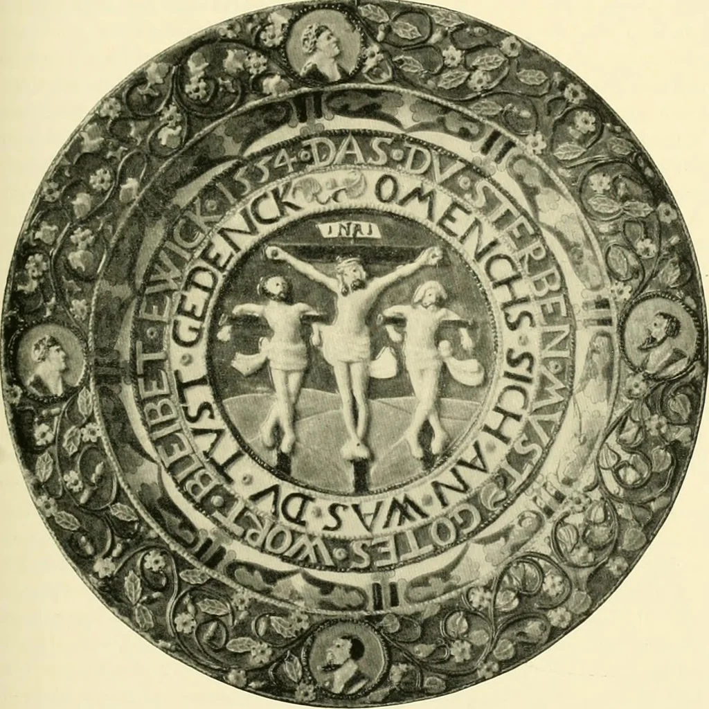 An illustration from Jahrbuch der hamburgischen Wissenschaftlichen Anstalten, 1883, leaf 294