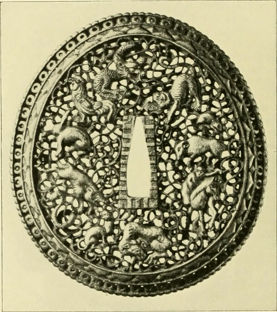 An illustration from Jahrbuch der hamburgischen Wissenschaftlichen Anstalten, 1883, leaf 329