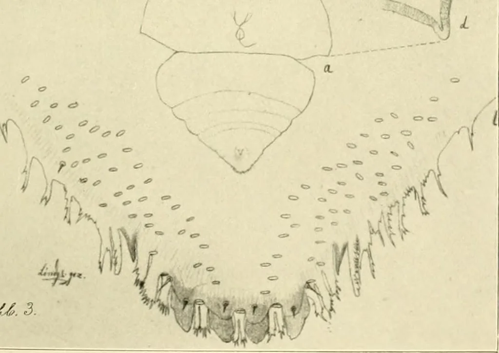 An illustration from Jahrbuch der hamburgischen Wissenschaftlichen Anstalten, 1883, leaf 914