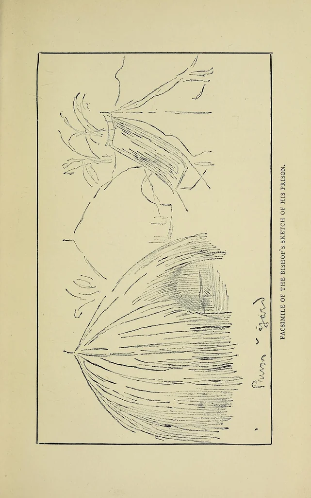 An illustration from James Hannington, first bishop of eastern equatorial Africa : a history of his life and work, 1847-1885 / by E.C. Dawson, 1891, leaf 415