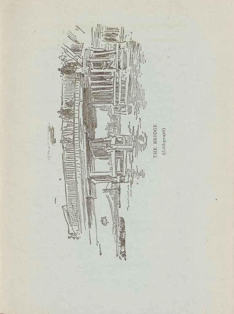 An illustration from James McNeill Whistler, 1905, leaf 115
