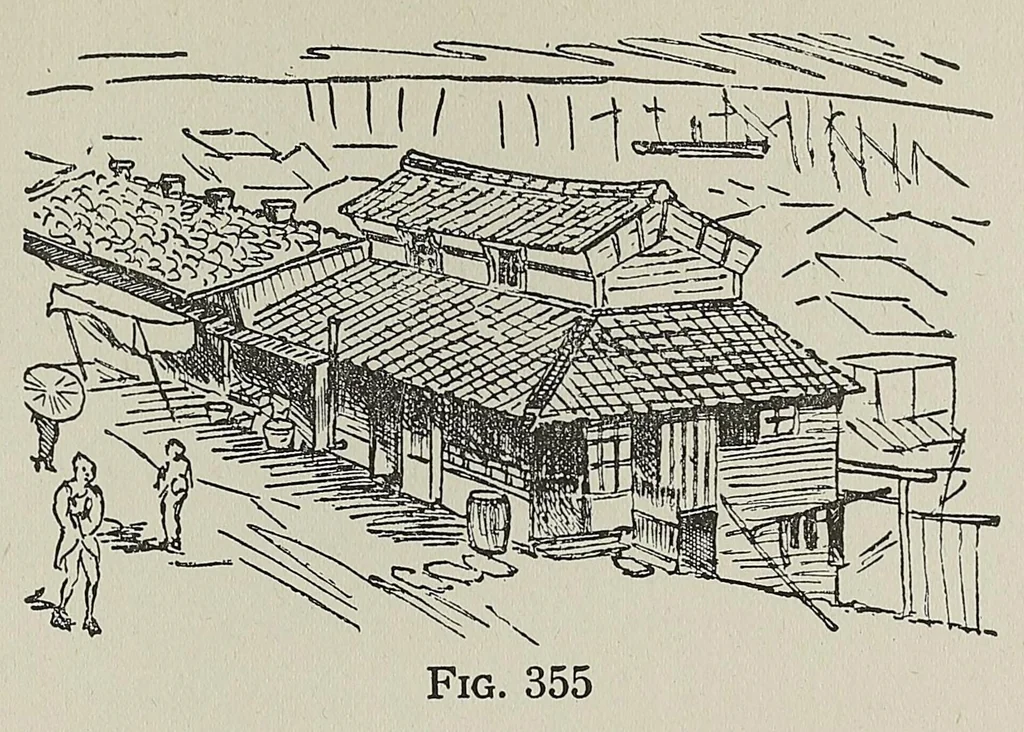 An illustration from Japan day by day, 1877, 1878-79, 1882-83, 1917, leaf 455