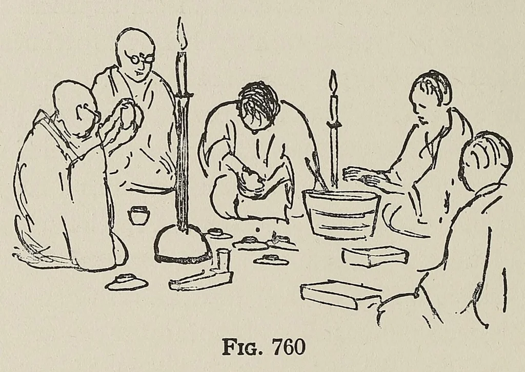 An illustration from Japan day by day, 1877, 1878-79, 1882-83, 1917, leaf 416