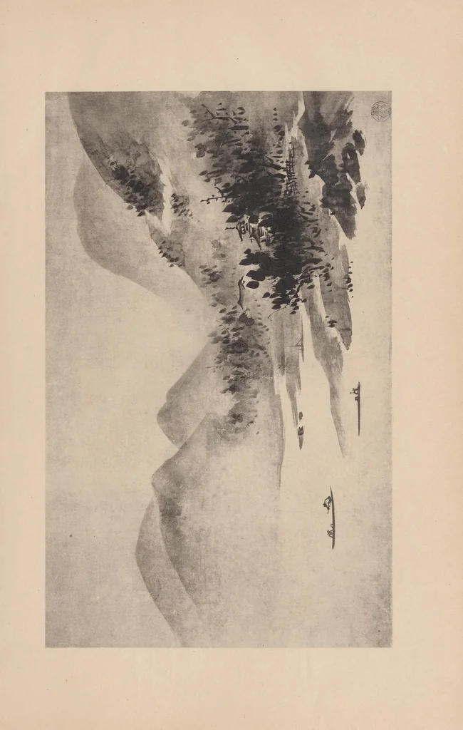 An illustration from Japanese art folio, 1898, leaf 13