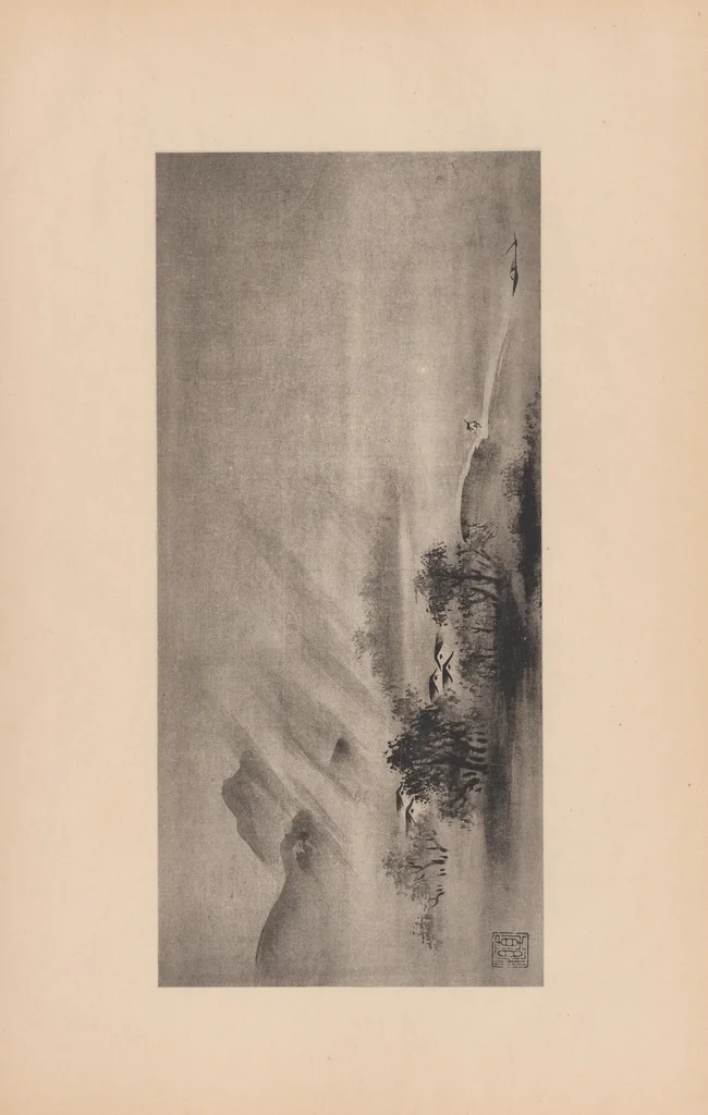 An illustration from Japanese art folio, 1898, leaf 13
