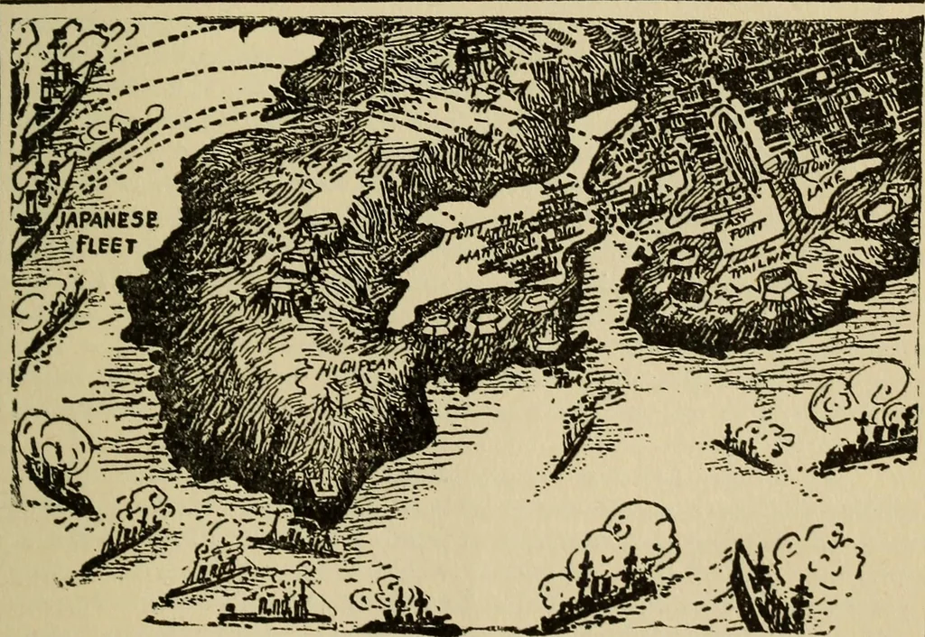 An illustration from Japanese chess (sho-ngi); the science and art of war or struggle philosophically treated, 1905, leaf 156
