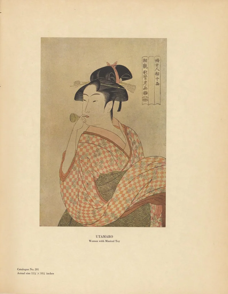 An illustration from Japanese colour-prints and their designers, 1913, leaf 101