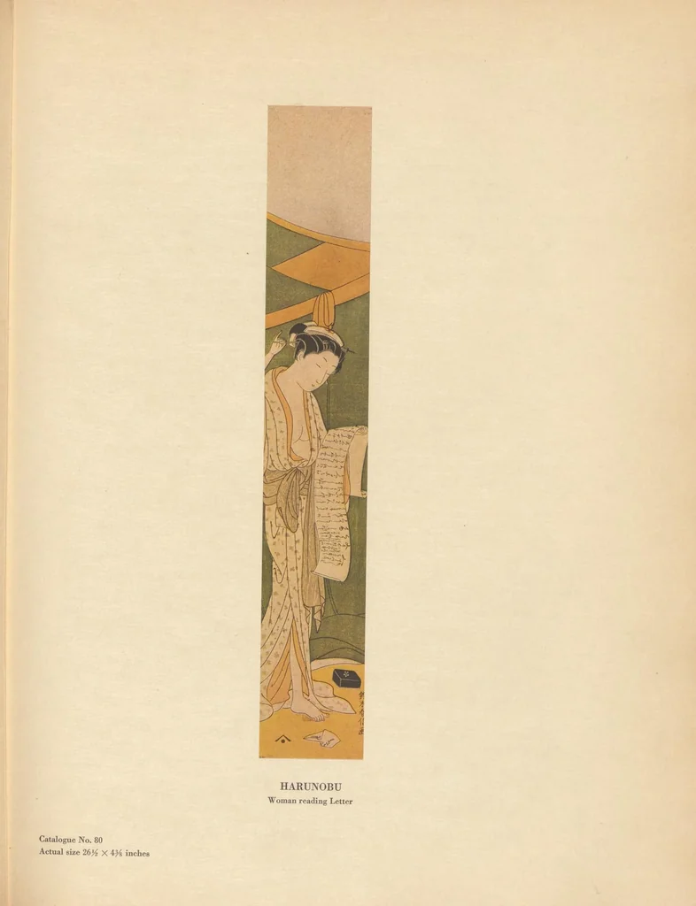 An illustration from Japanese colour-prints and their designers, 1913, leaf 59