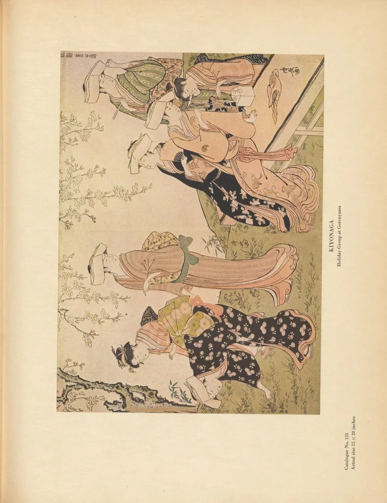 An illustration from Japanese colour-prints and their designers, 1913, leaf 81