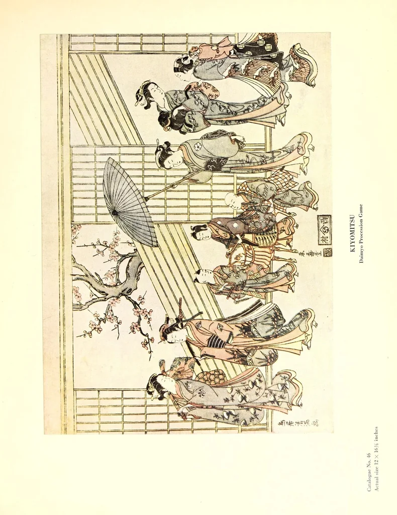 An illustration from Japanese colour prints and their designers, 1913, leaf 33