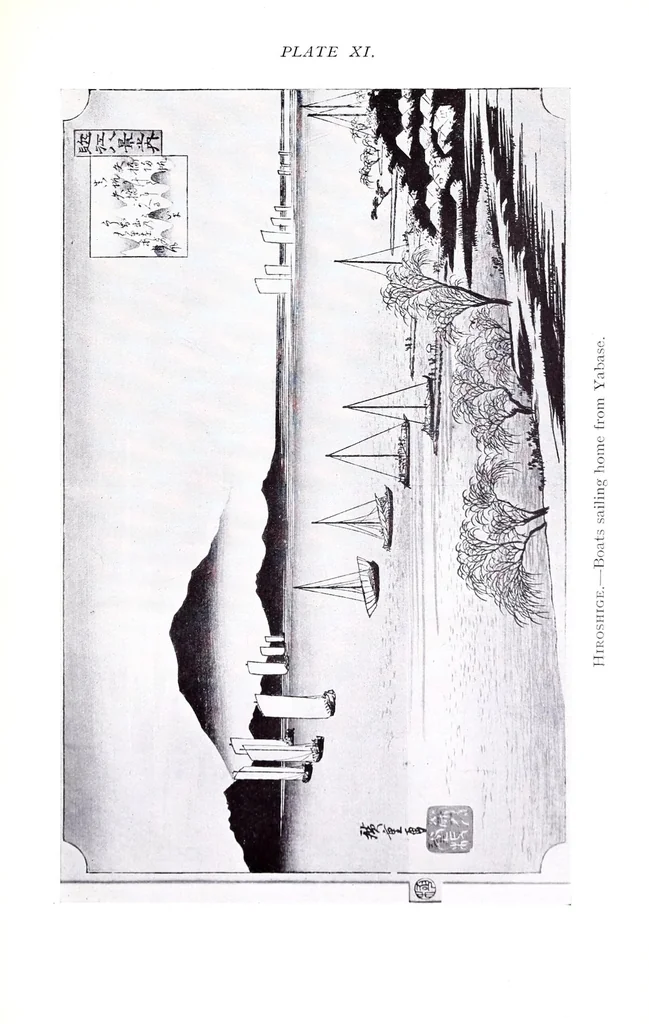 An illustration from Japanese colour prints, 1910, leaf 173