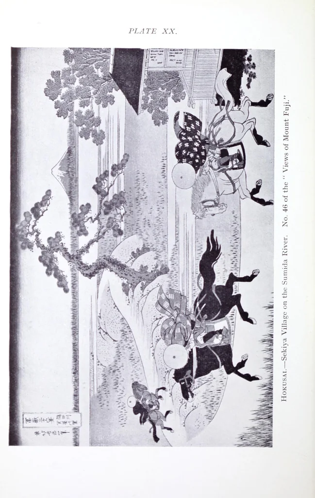 An illustration from Japanese colour prints, 1910, leaf 182