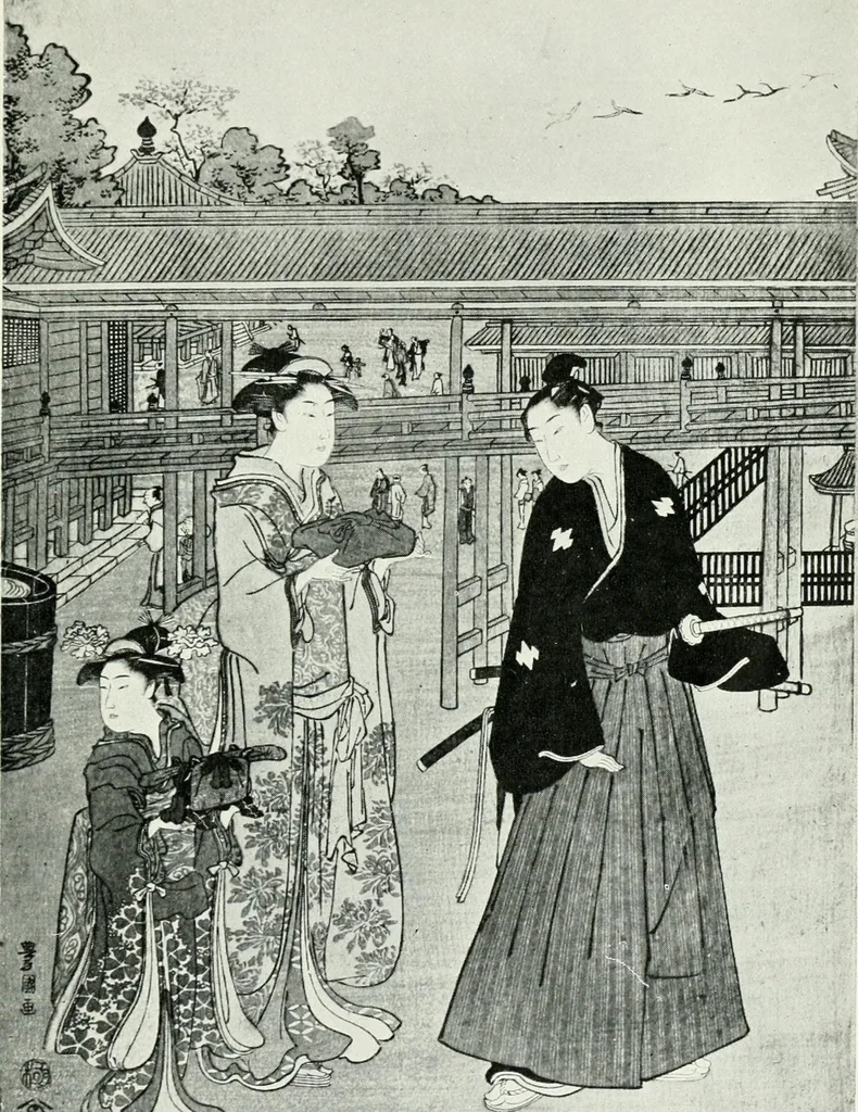 An illustration from Japanese colour prints, 1913, leaf 32