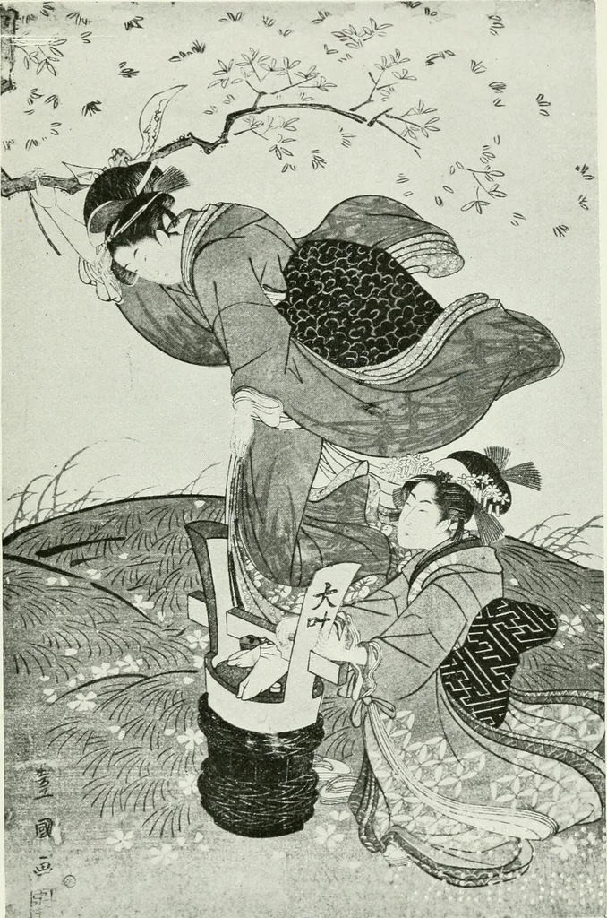 An illustration from Japanese colour prints, 1920, leaf 38