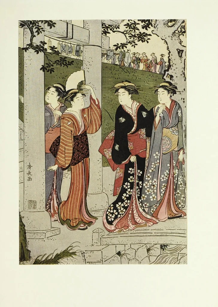 An illustration from Japanese colour prints, 1923, leaf 321