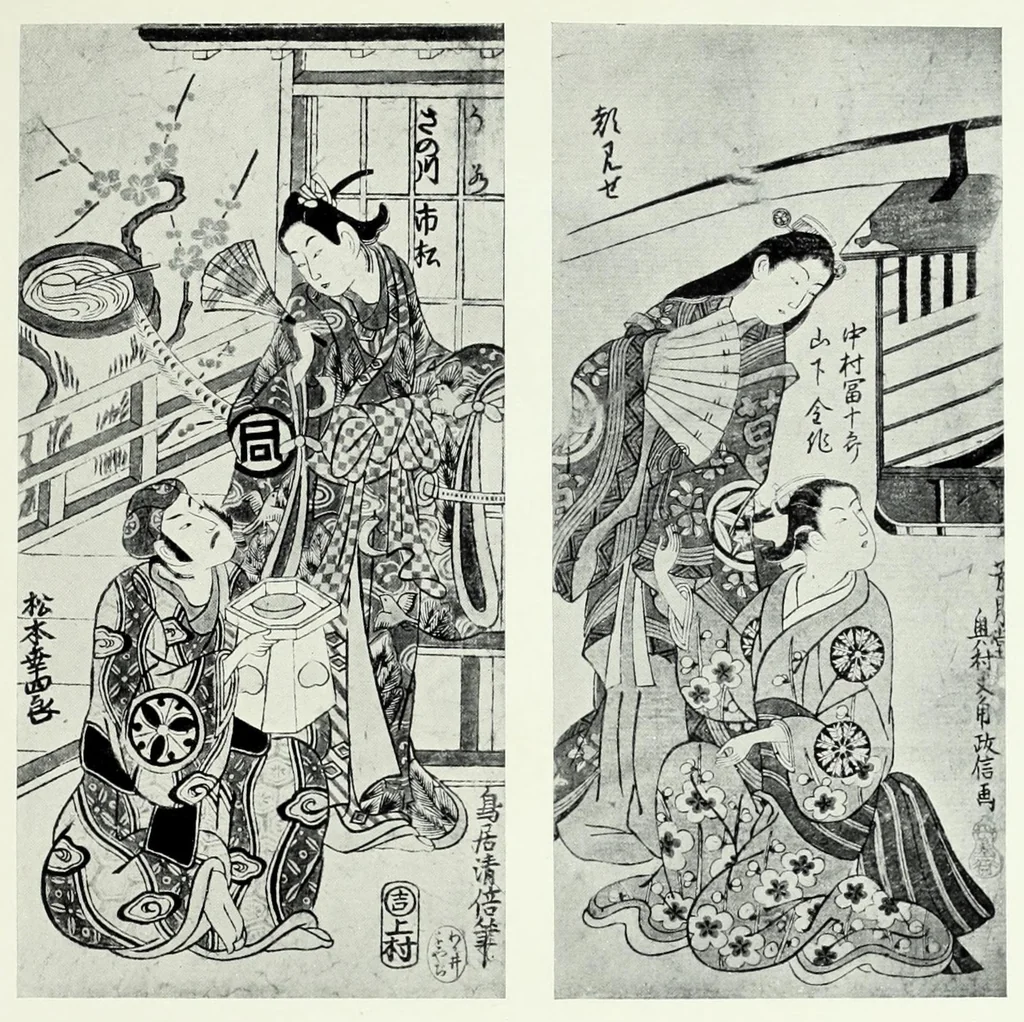 An illustration from Japanese colour prints, 1923, leaf 347