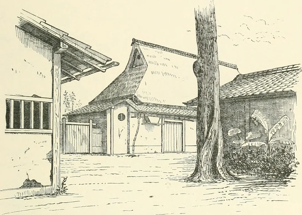 An illustration from Japanese homes and their surroundings, 1895, leaf 100