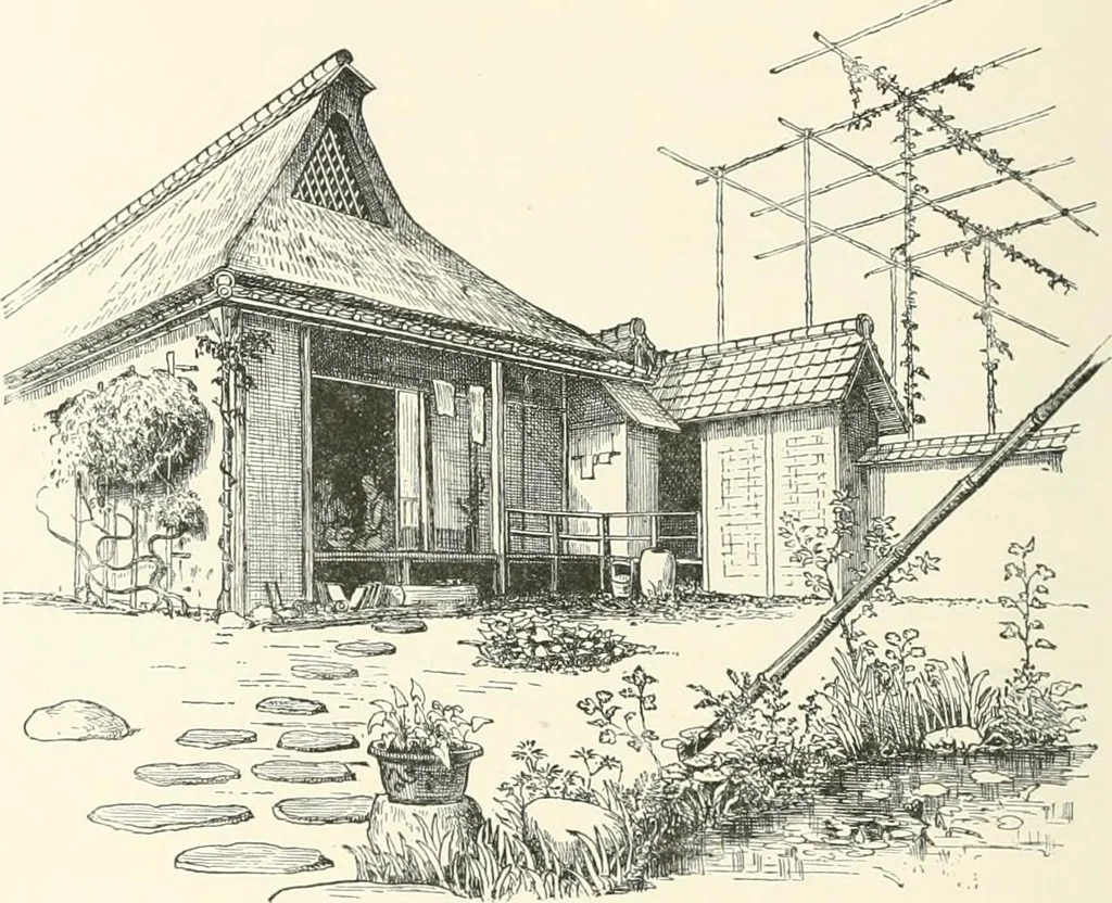 An illustration from Japanese homes and their surroundings, 1895, leaf 101