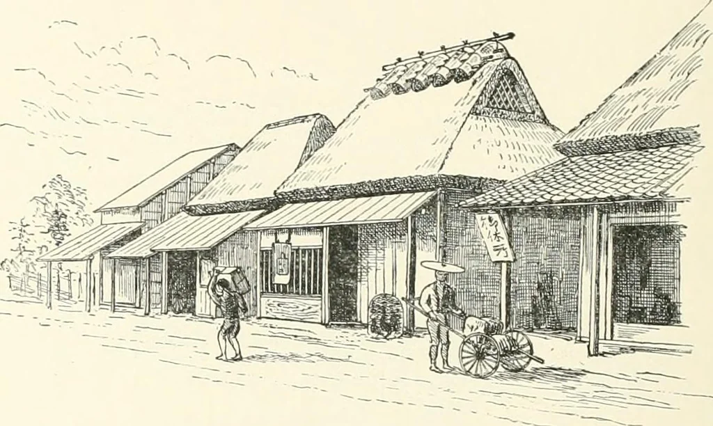 An illustration from Japanese homes and their surroundings, 1895, leaf 107