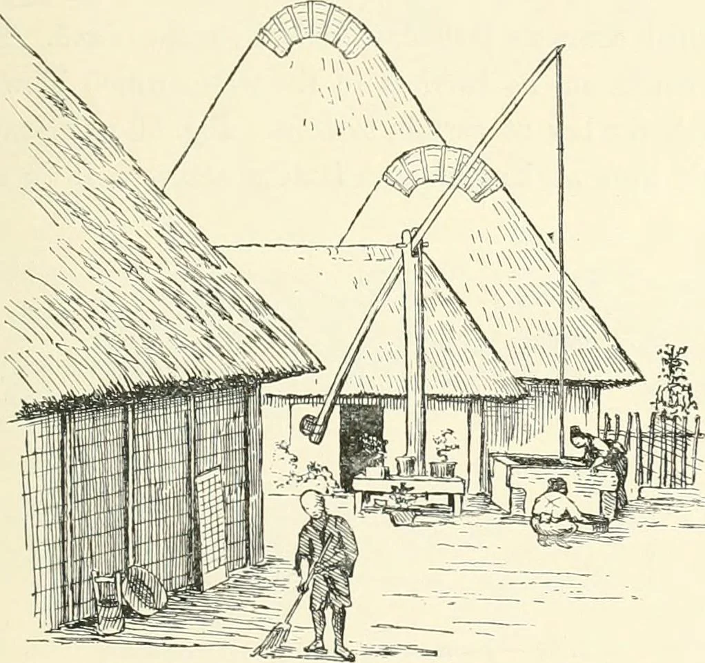 An illustration from Japanese homes and their surroundings, 1895, leaf 108