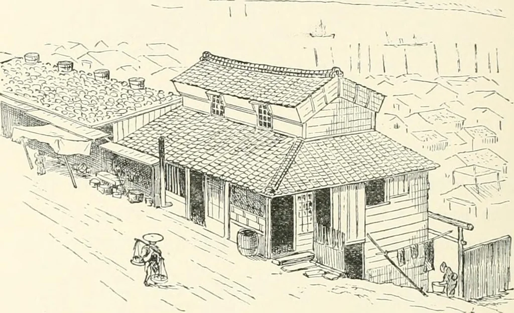 An illustration from Japanese homes and their surroundings, 1895, leaf 111