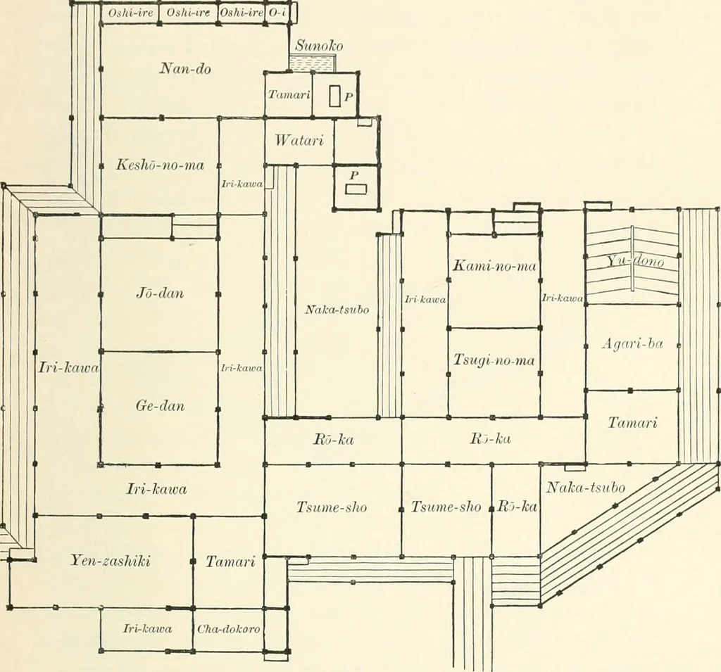 An illustration from Japanese homes and their surroundings, 1895, leaf 156