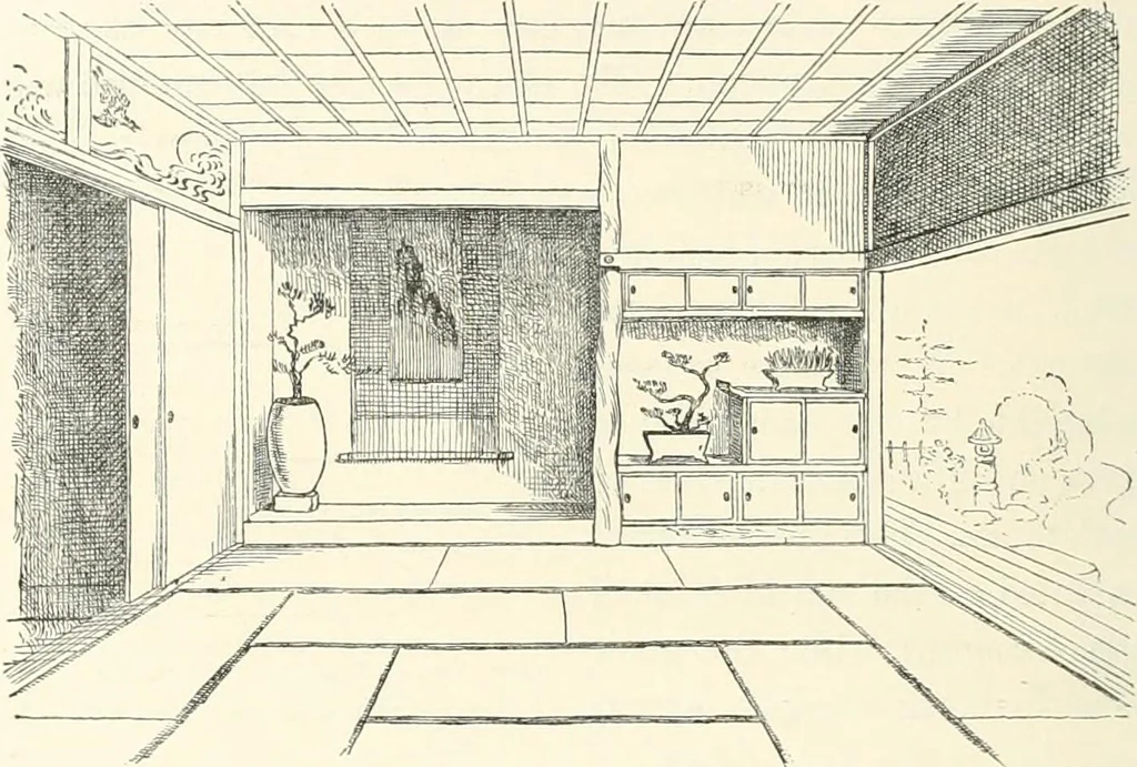 An illustration from Japanese homes and their surroundings, 1895, leaf 173