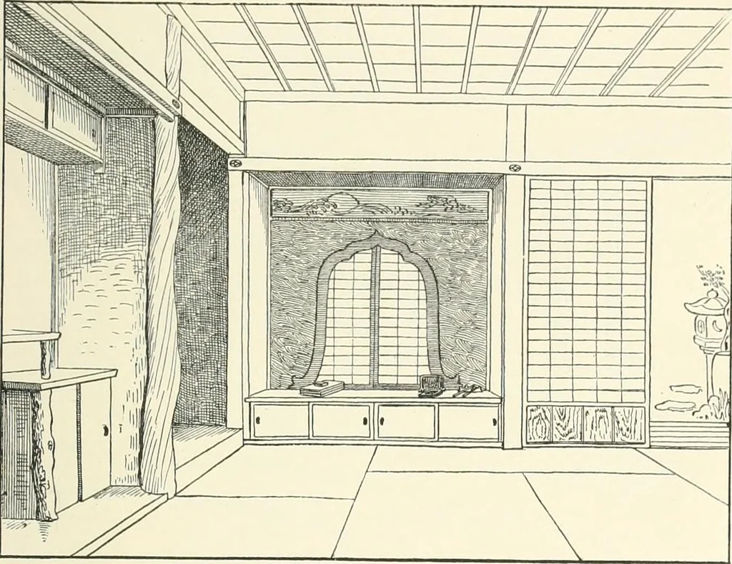 An illustration from Japanese homes and their surroundings, 1895, leaf 176