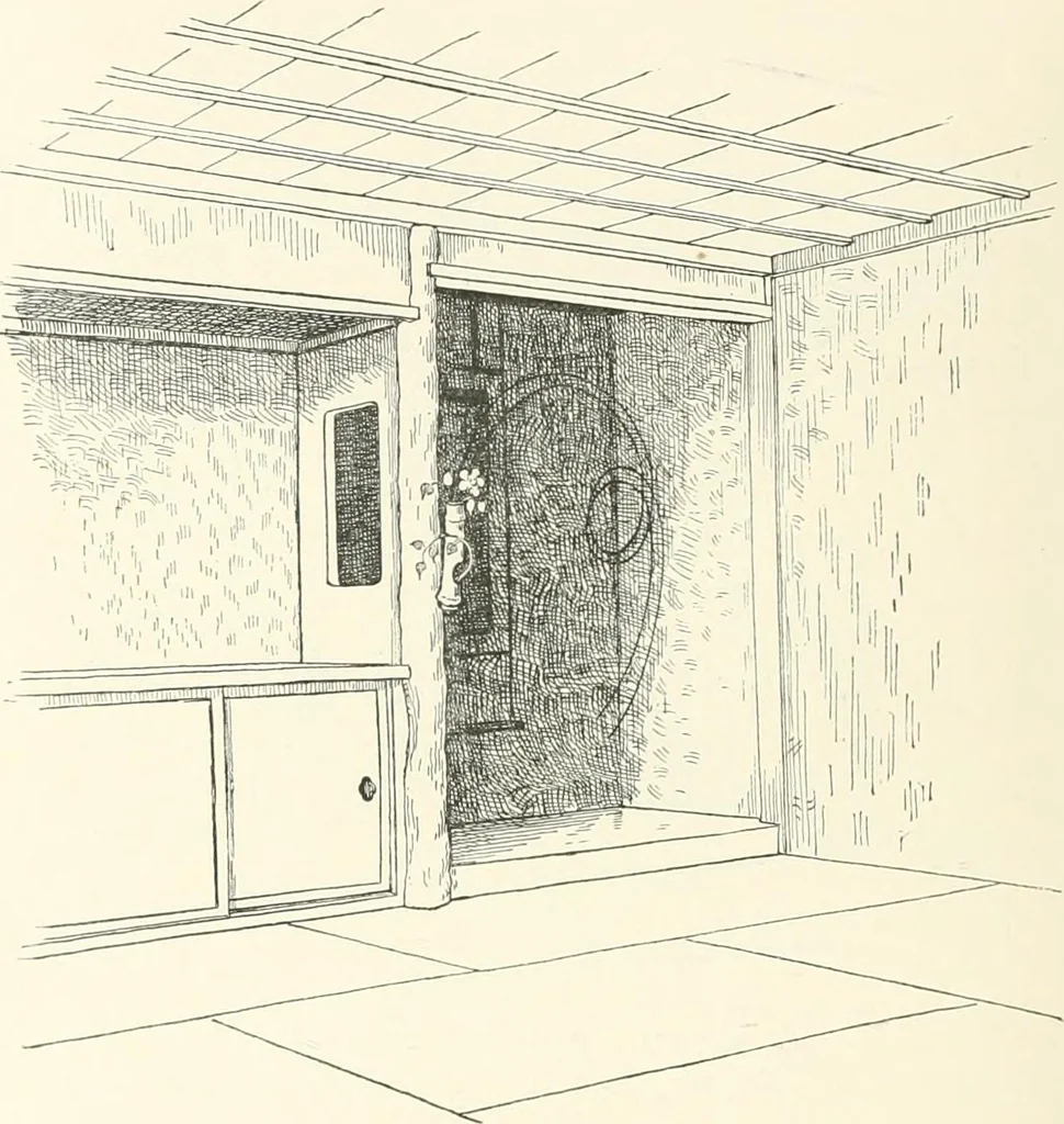 An illustration from Japanese homes and their surroundings, 1895, leaf 179