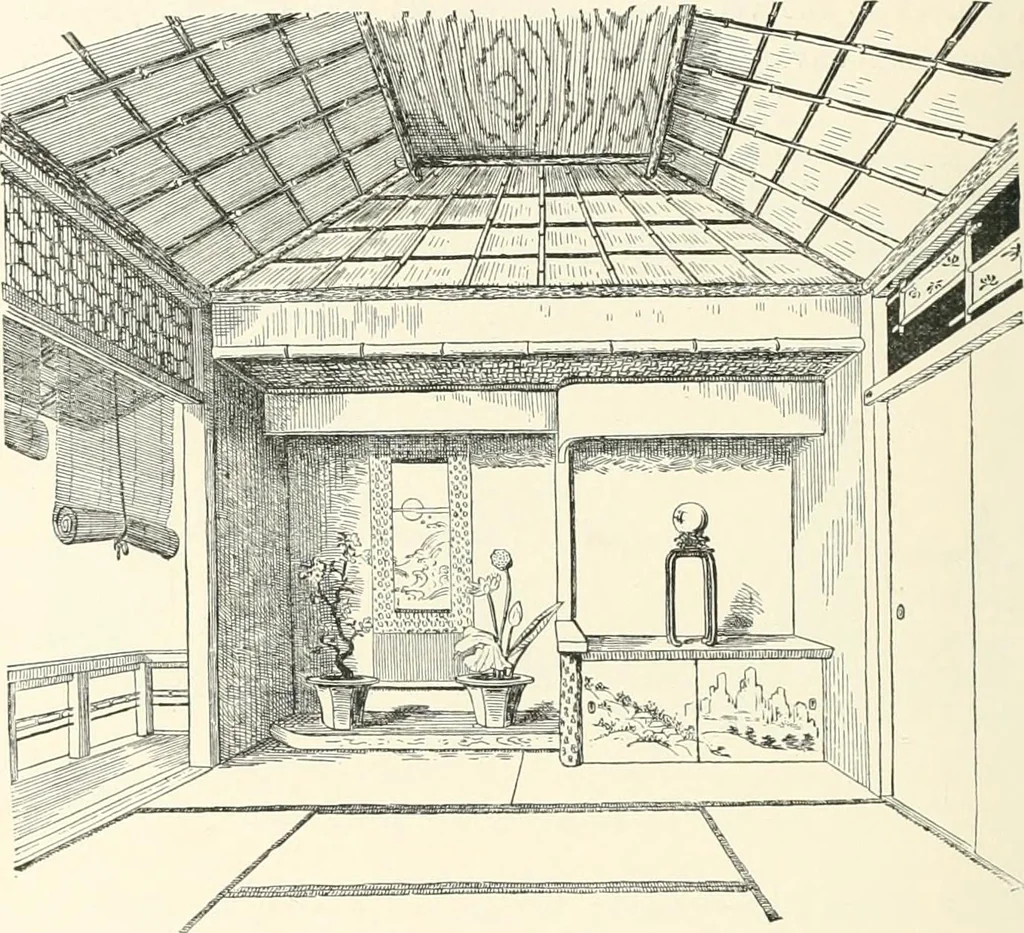 An illustration from Japanese homes and their surroundings, 1895, leaf 181