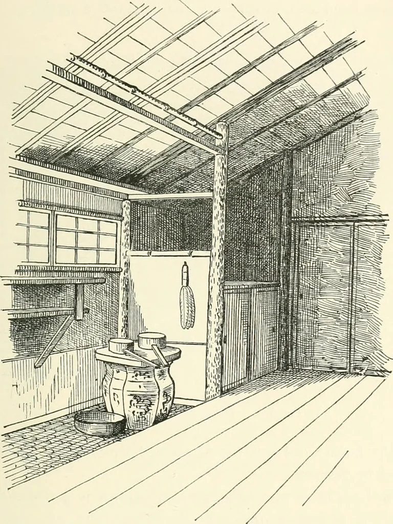 An illustration from Japanese homes and their surroundings, 1895, leaf 190