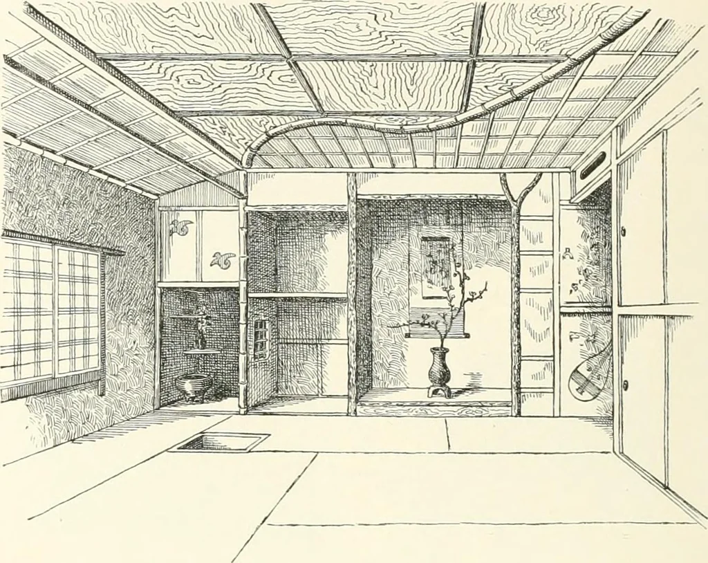 An illustration from Japanese homes and their surroundings, 1895, leaf 191